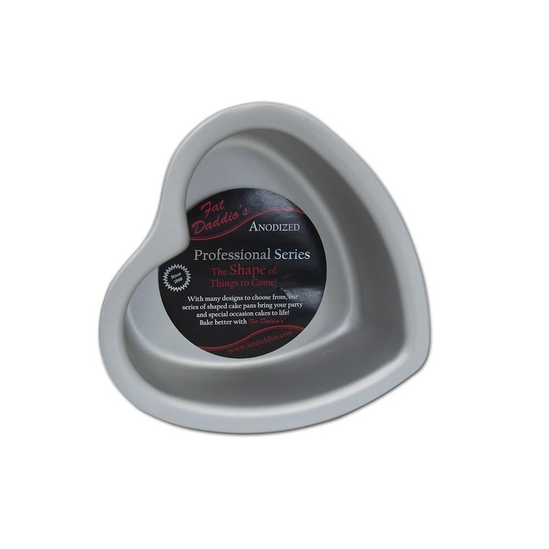 Fat Daddio's Heart Shaped Cake Pans  6x3/8x3