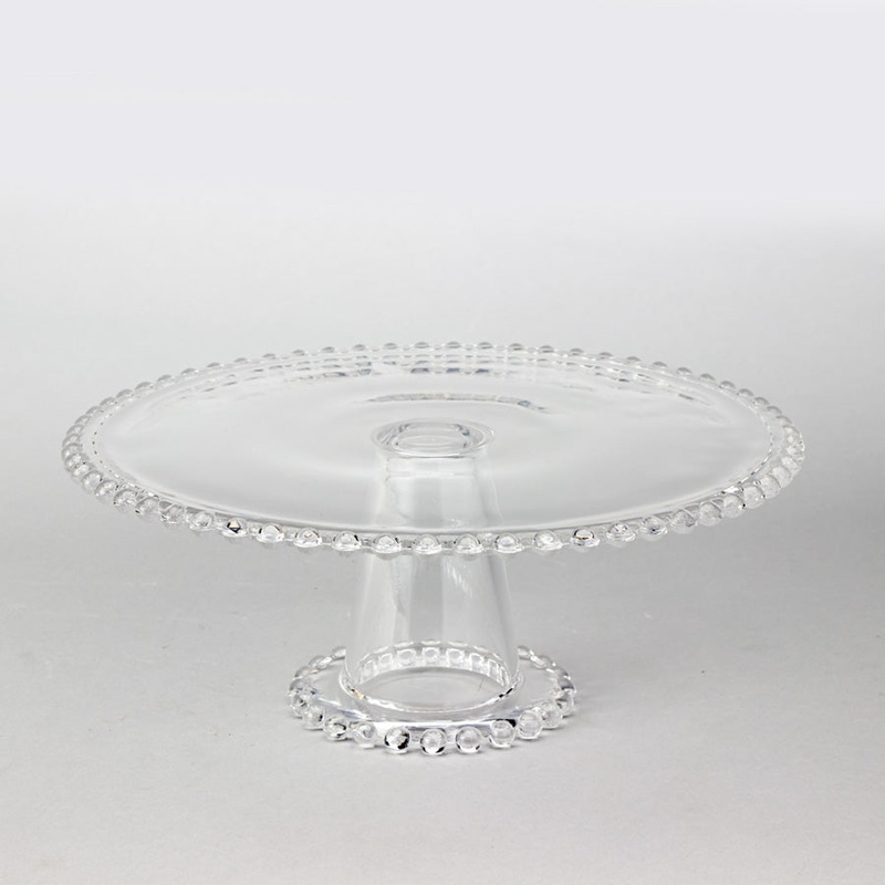 Glass Cake Stand 10'