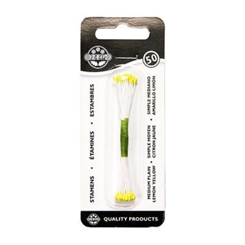 JEM Plain Stamen Medium - Lemon Yellow