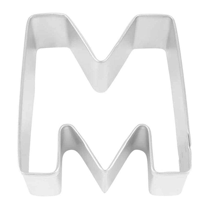 Letter 'M' Cookie Cutter