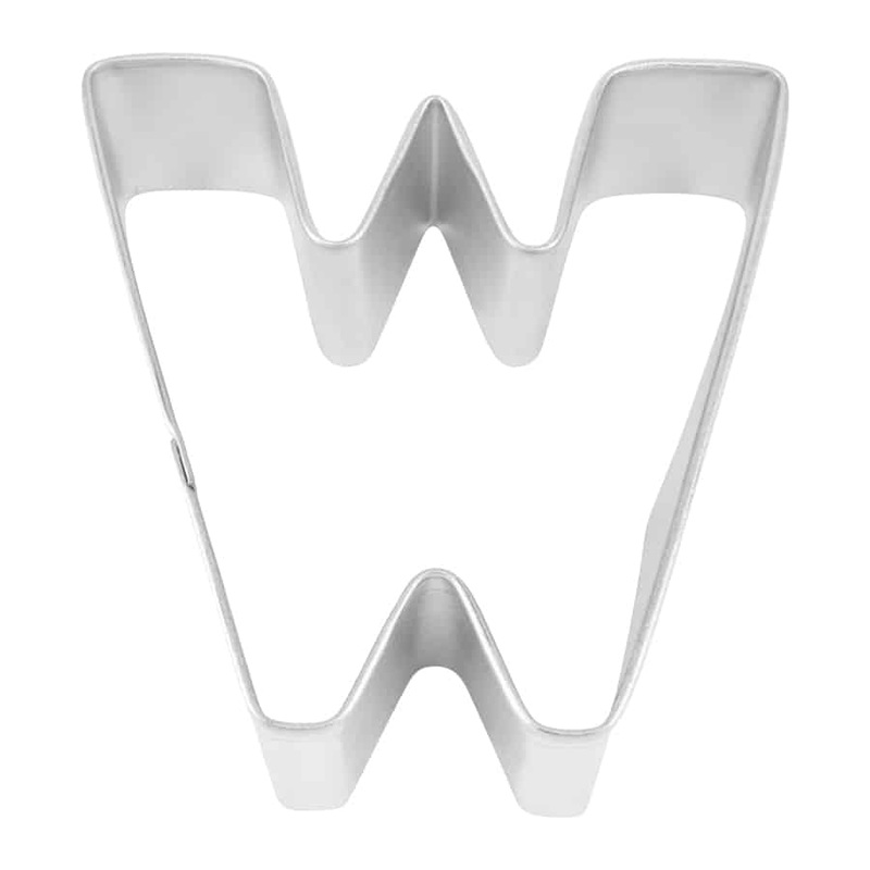 Letter 'W' Cookie Cutter