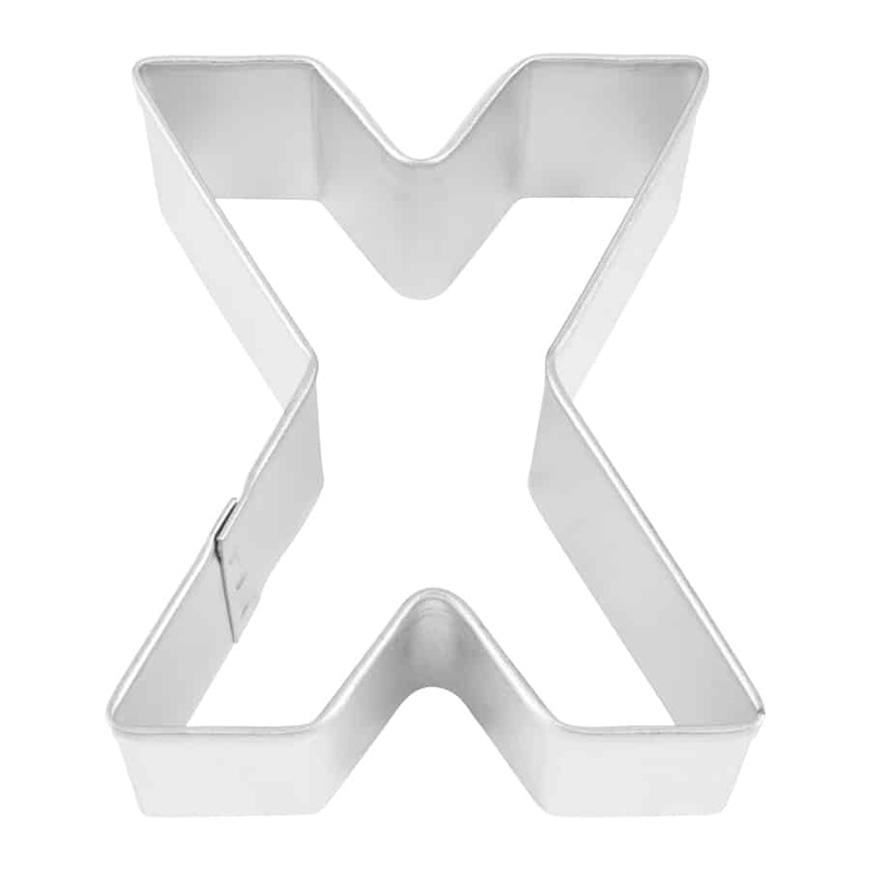 Letter 'X' Cookie Cutter