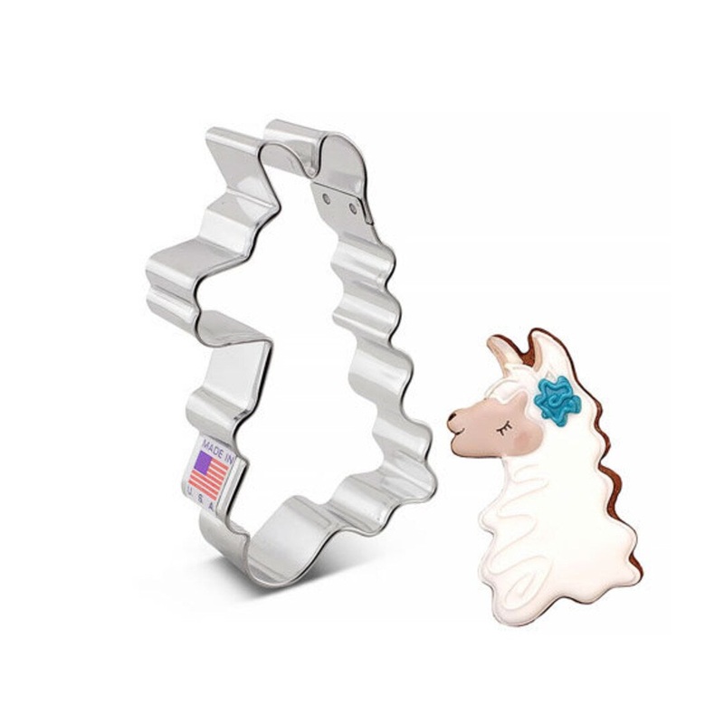 Llama Head 4.25' Cookie Cutter