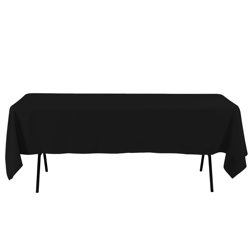 Rectangle Table Cover 60' X 102' - Black
