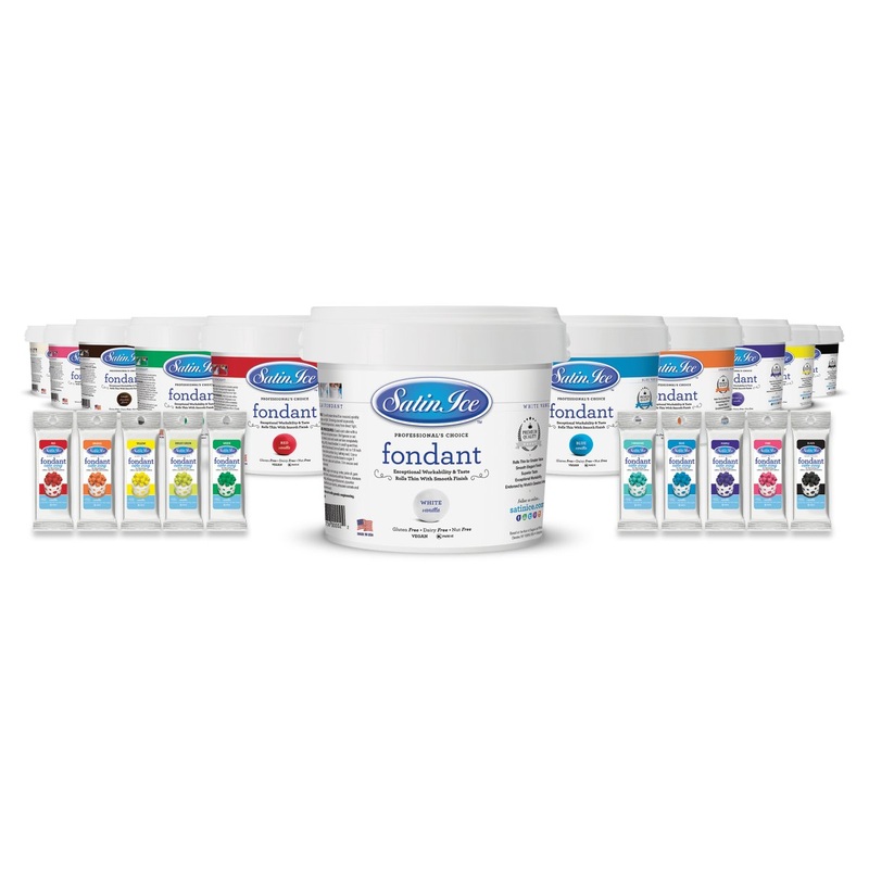 Satin Ice Fondant  All Colors & Sizes