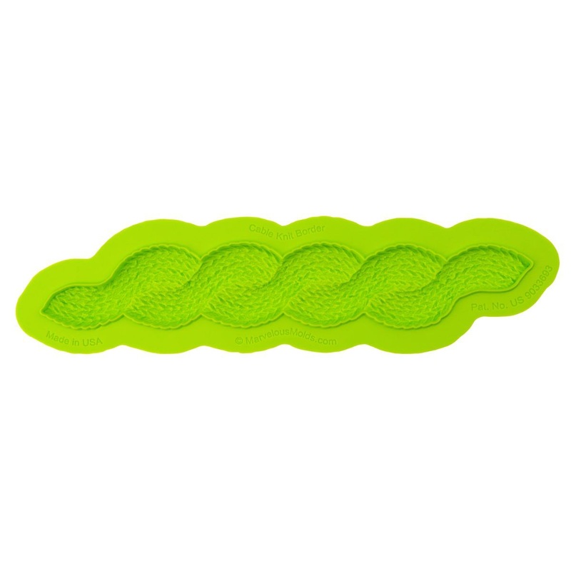 Cable Knit Border Mold