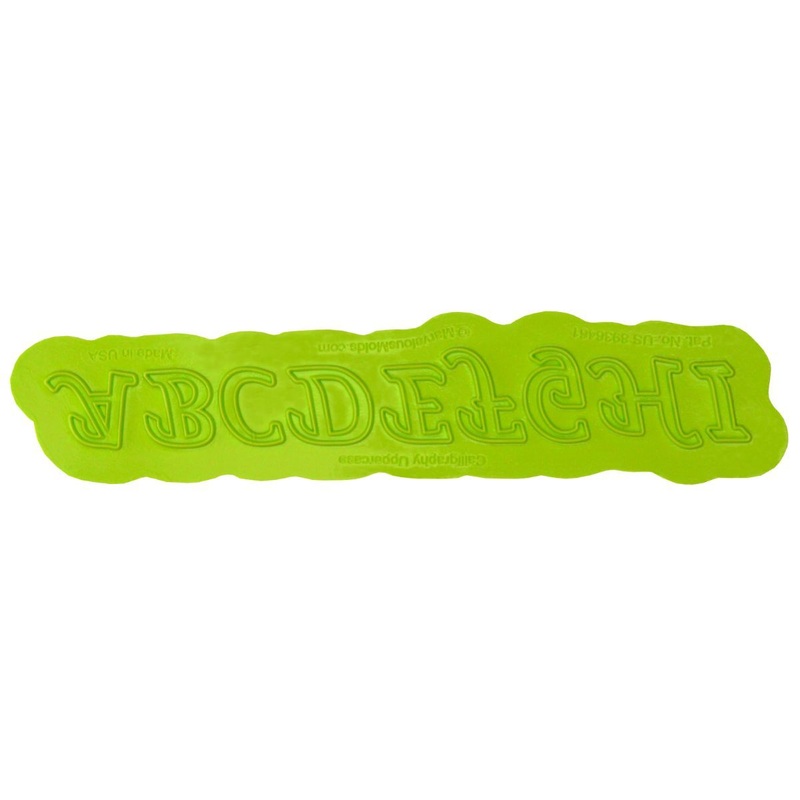 Calligraphy Uppercase Flexabet Mold