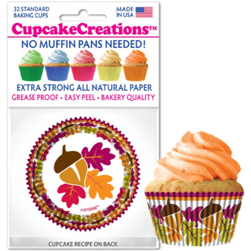 Autumn Leaves Cupcake Liner, 32 ct.