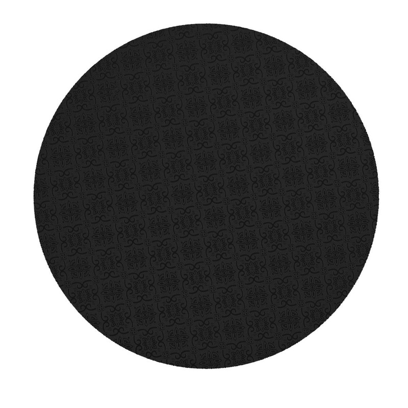 Black Circle Cake Drums  All Sizes