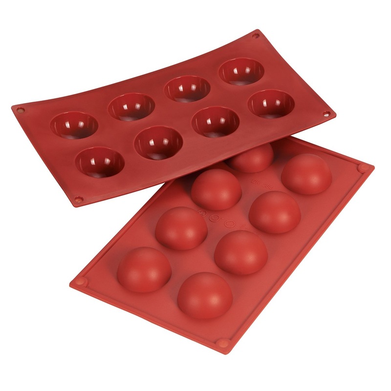 Fat Daddio's 1oz Hemisphere Silicone Baking Mold