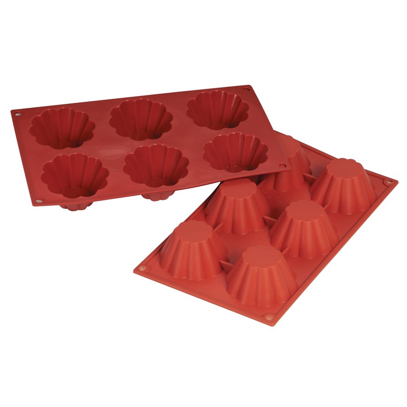 Fat Daddio's 3.7oz Brioche Silicone Baking Mold