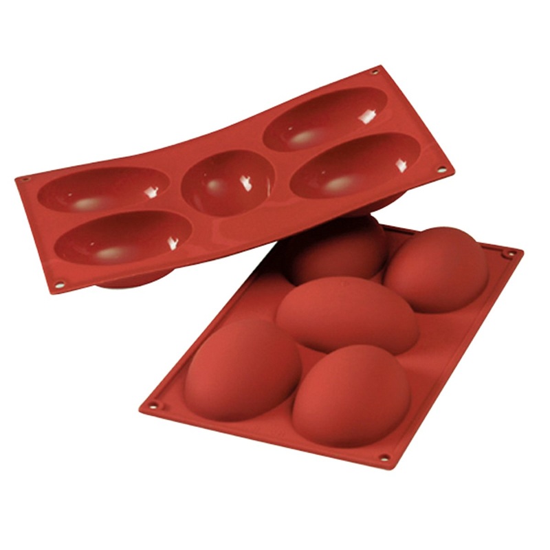 Fat Daddio's Half Egg Silicone Baking Mold