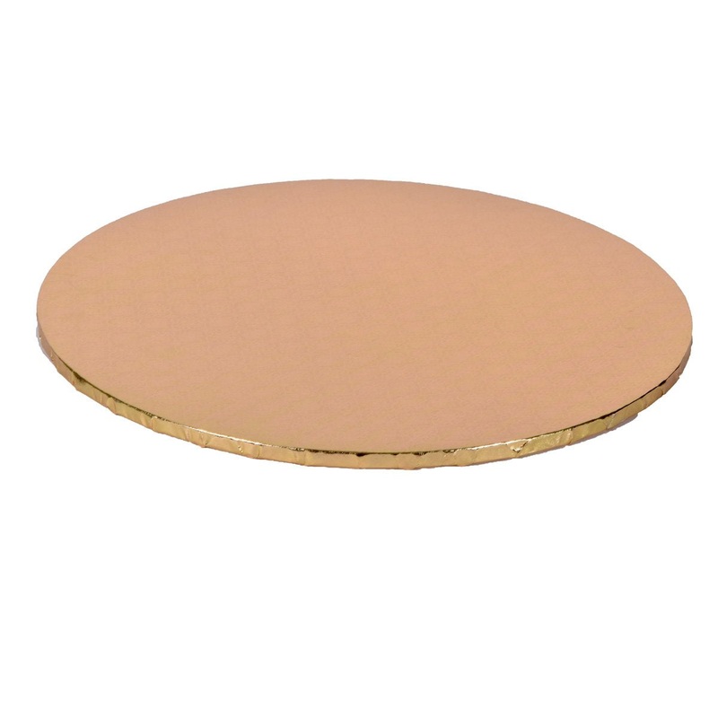 Gold Circle Cake Drums  All Sizes