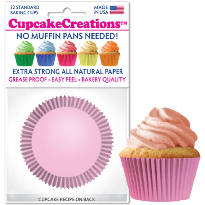 Light Pink Cupcake Liner, 32 ct.