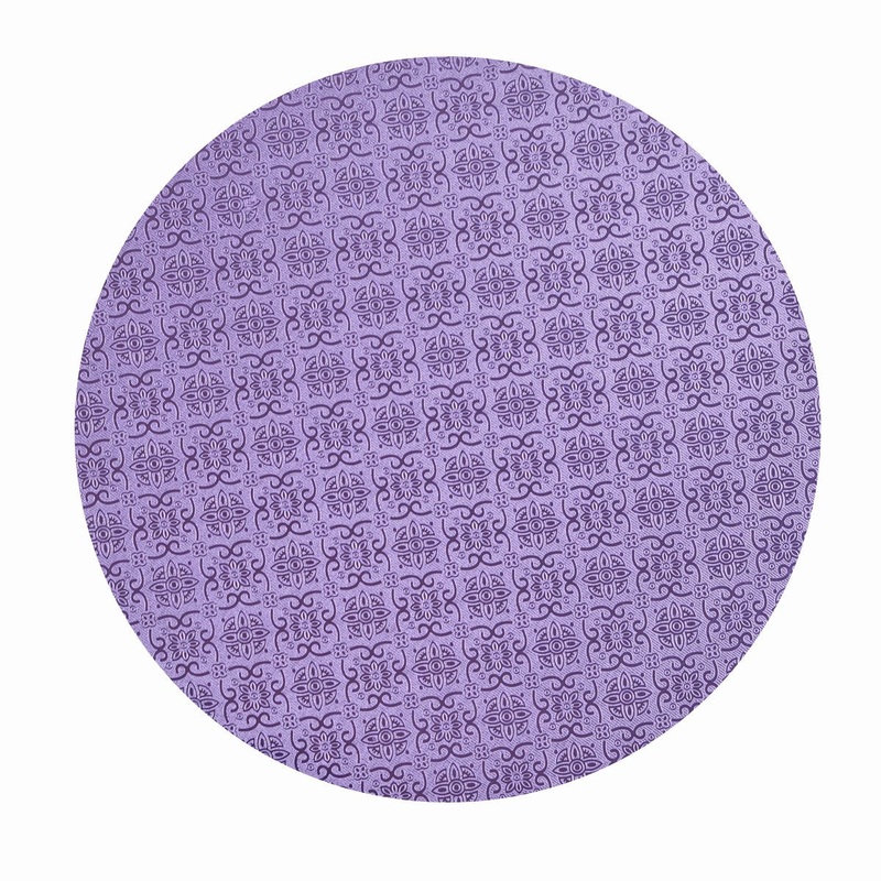 Lilac Circle Cake Drums  All Sizes