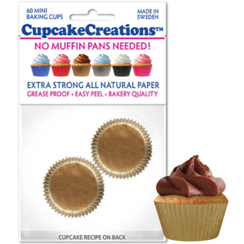 Mini Gold Cupcake Liner, 60 ct.
