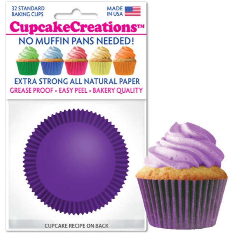 Plum Cupcake Liner, 32 ct.
