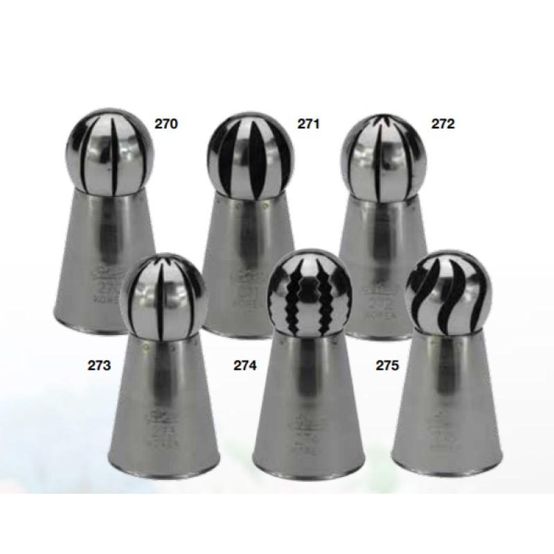 Russian Ball Piping Tips  Individual