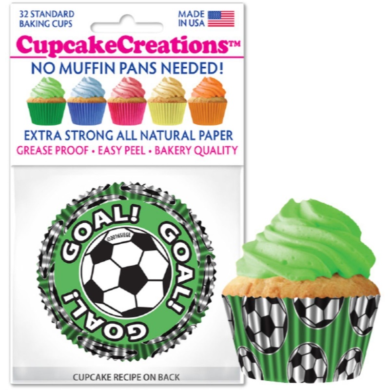 Soccer Cupcake Liner, 32 ct.
