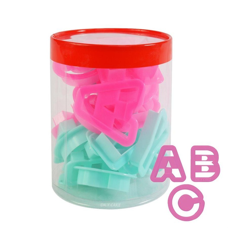 Alphabet Pastry & Cookie Cutter Set