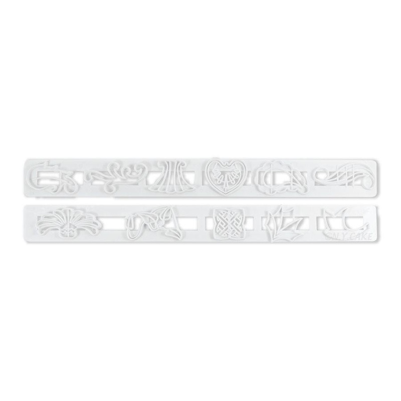 Assorted Shapes Fondant Embossing