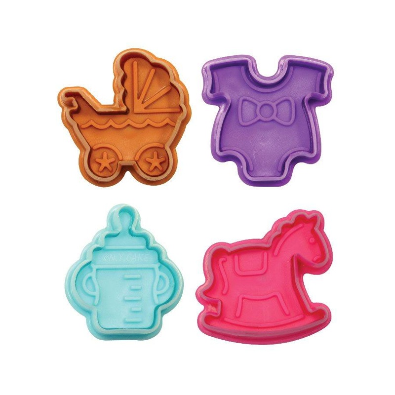 Baby Shower Fondant & Pie Cutter Set