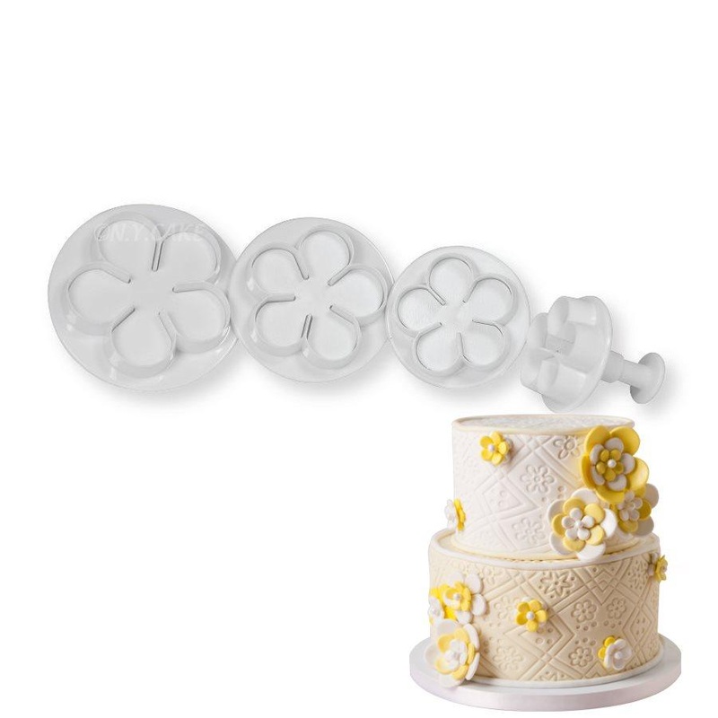Blossom Rose Plunger Cutter Set