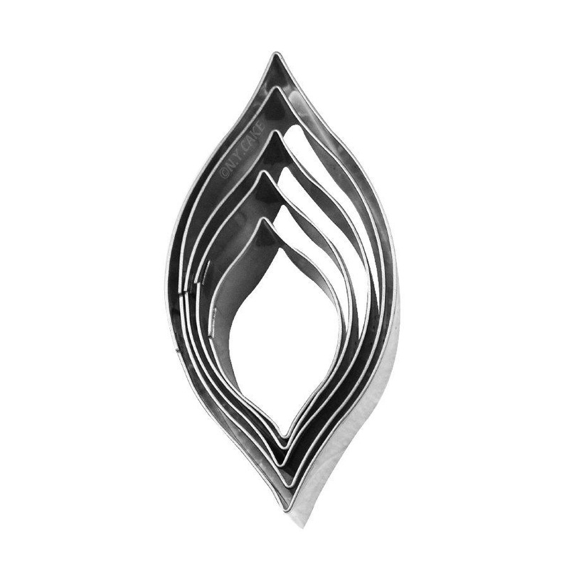 Caprice stainless steel cutter set - Set of 5