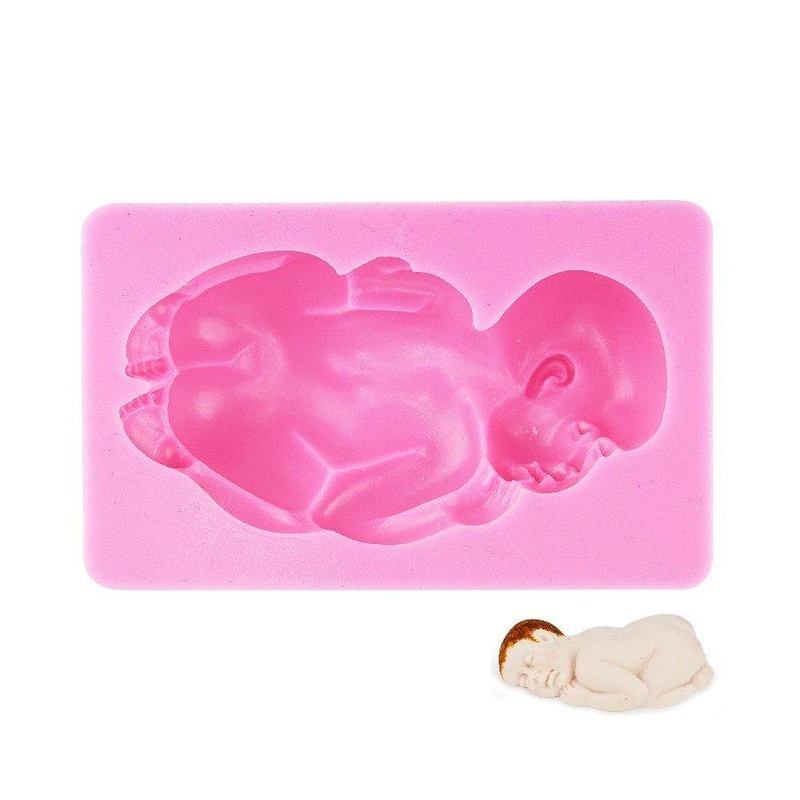 Large Sleeping Baby Silicone Mold