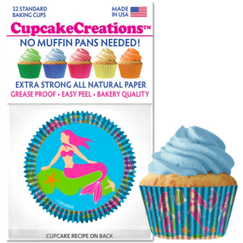 Mermaids Cupcake Liner, 32 ct.
