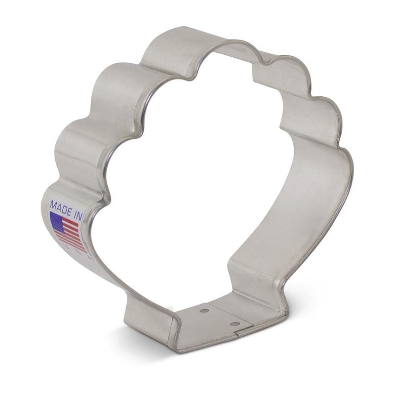 Seashell Cookie Cutter 3.25'