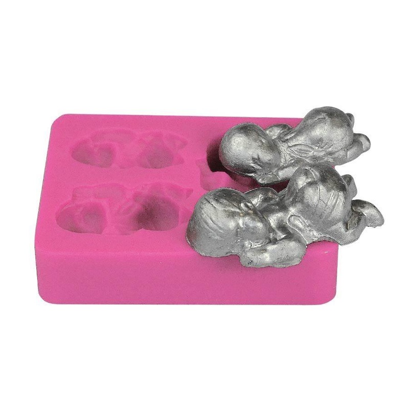 Sleeping Baby Silicone Mold 3 cavities