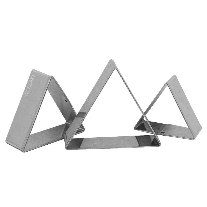 Triangle Fondant Cookie Pastry Cutter Set