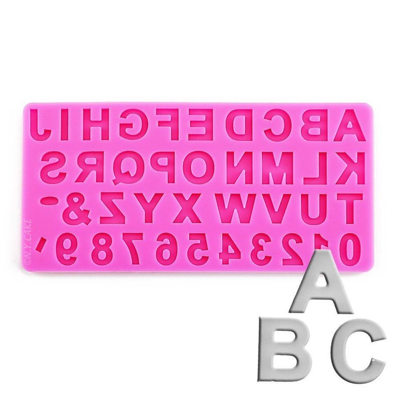 Uppercase Alphabet Silicone Mold