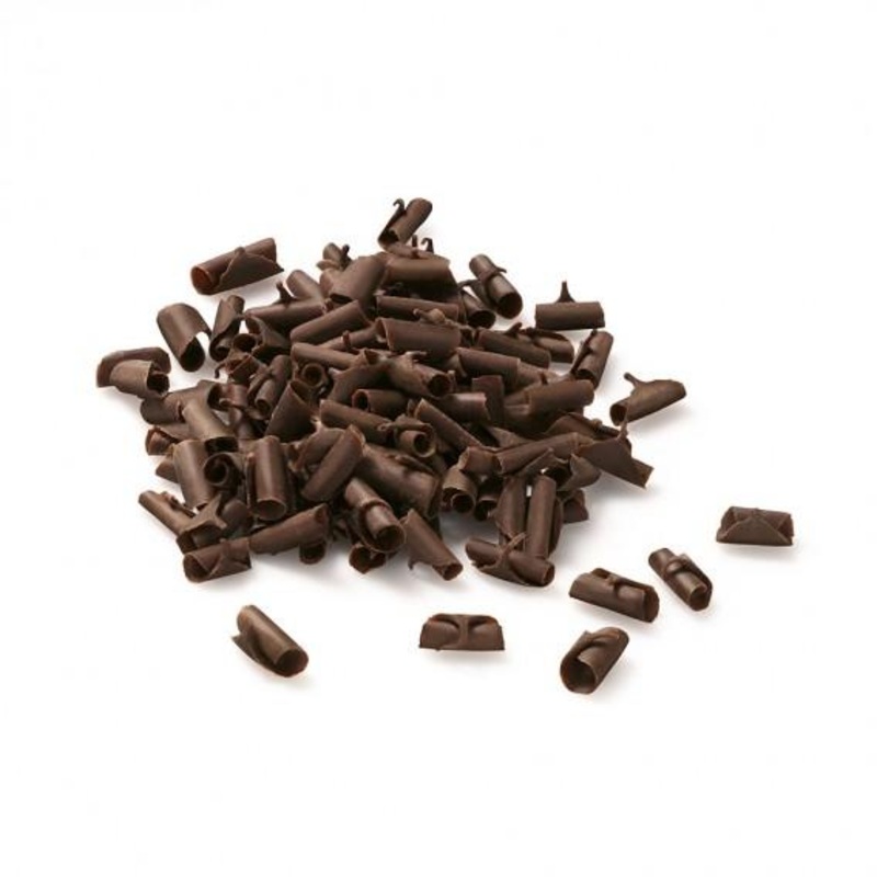 Callebaut Mona Lisa Dark Chocolate Blossom Curls