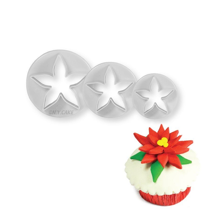 Calyx Poinsettia Cutter Set - Small