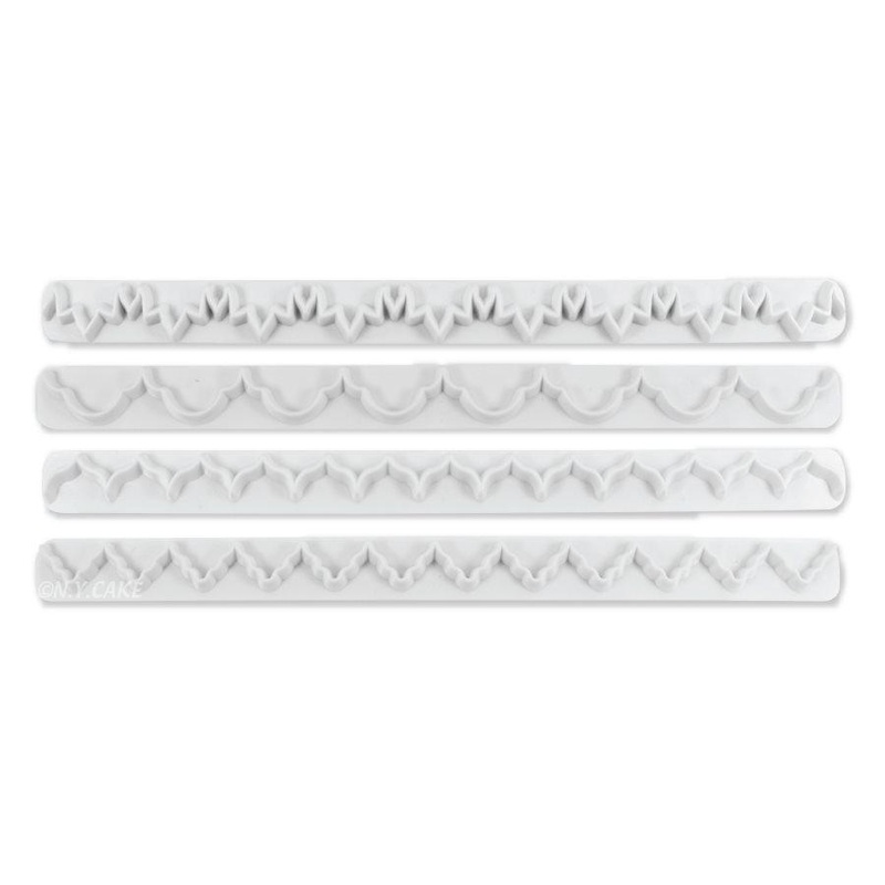 Swag Fondant Embossing - Set of 4