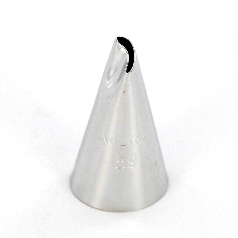 Wilton/Ateco Curved Petal Decorating Cake Tip#59