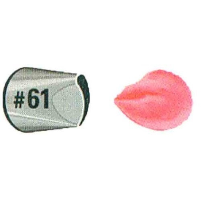 Wilton/Ateco Curved Petal Decorating Cake Tip#61