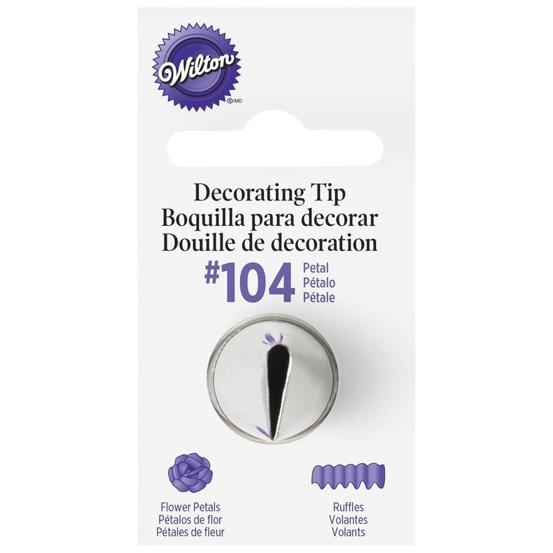 Wilton/Ateco Standard #104 Petal Decorating Tip
