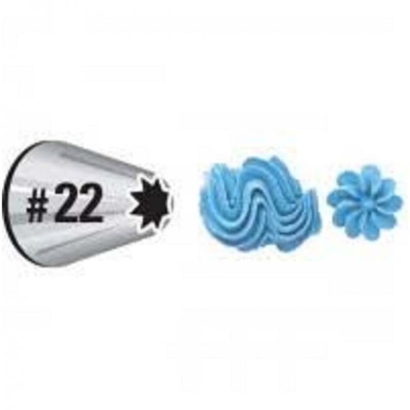 Wilton/Ateco Standard #22 Open Star Decorating Tip