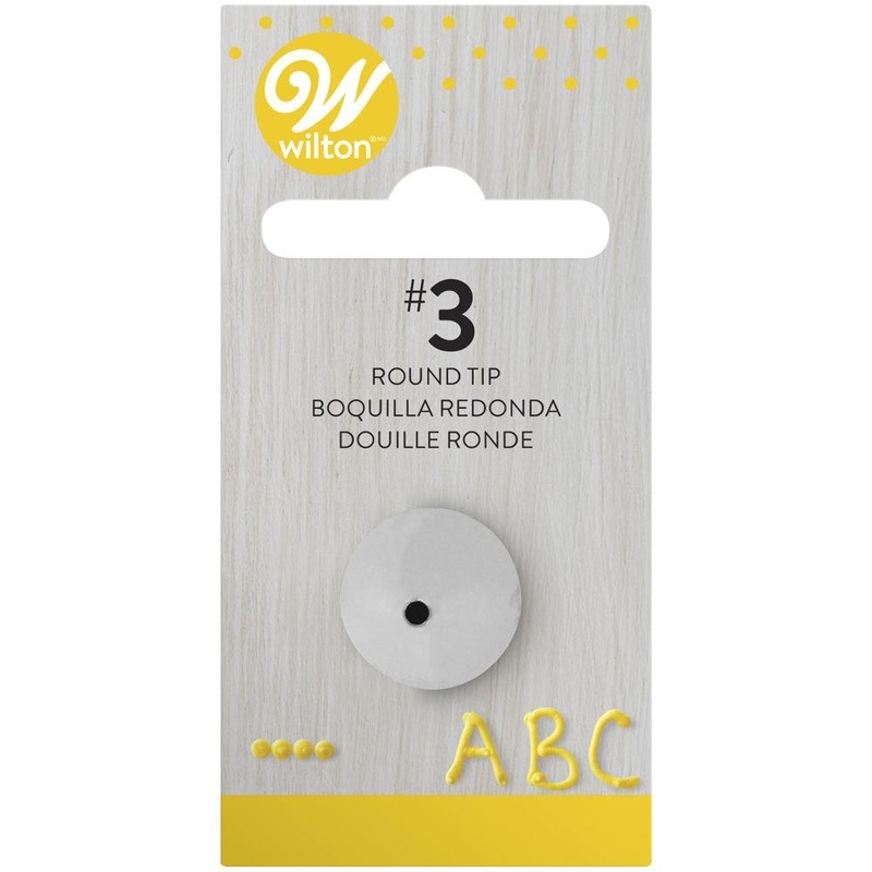 Wilton/Ateco Standard #3 Round Decorating Tip