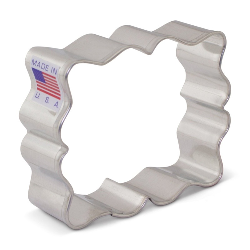 Small Fanciful Plaque Cookie Cutter