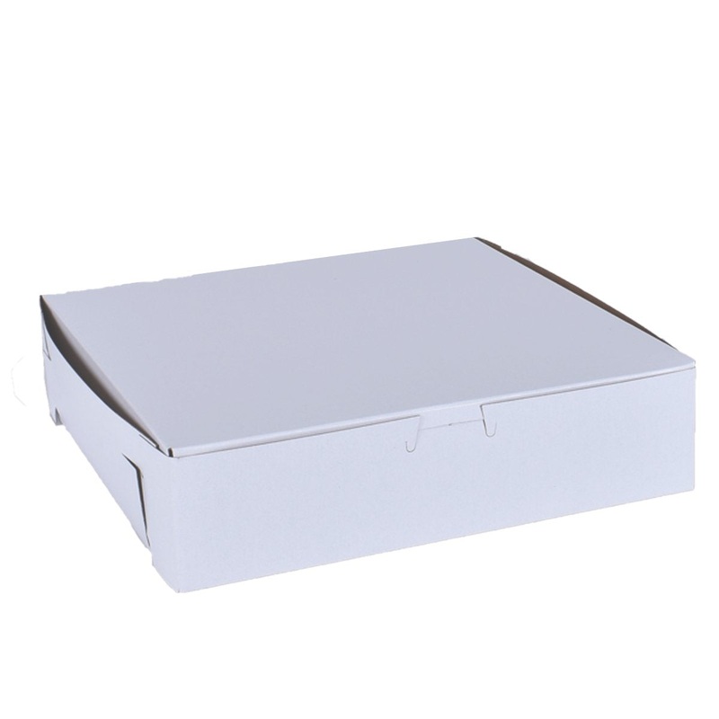 White Cake Boxes - 10x10x2.5