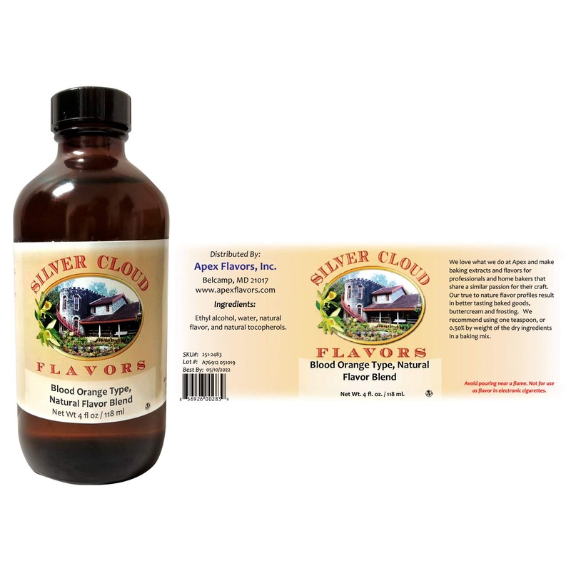 Blood Orange Extract, Natural Flavor Blend