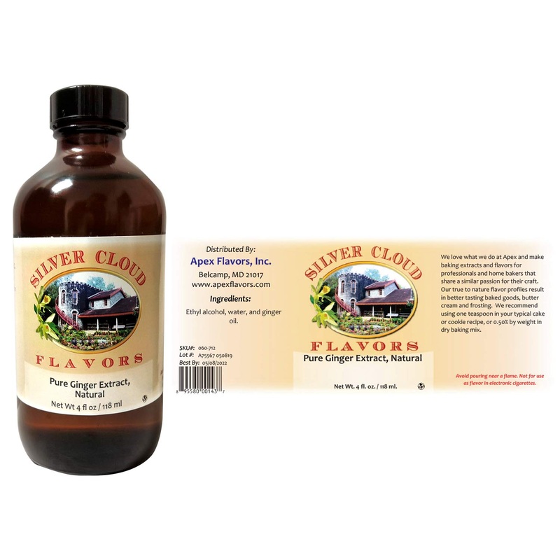 Ginger Extract, Natural Flavor Blend