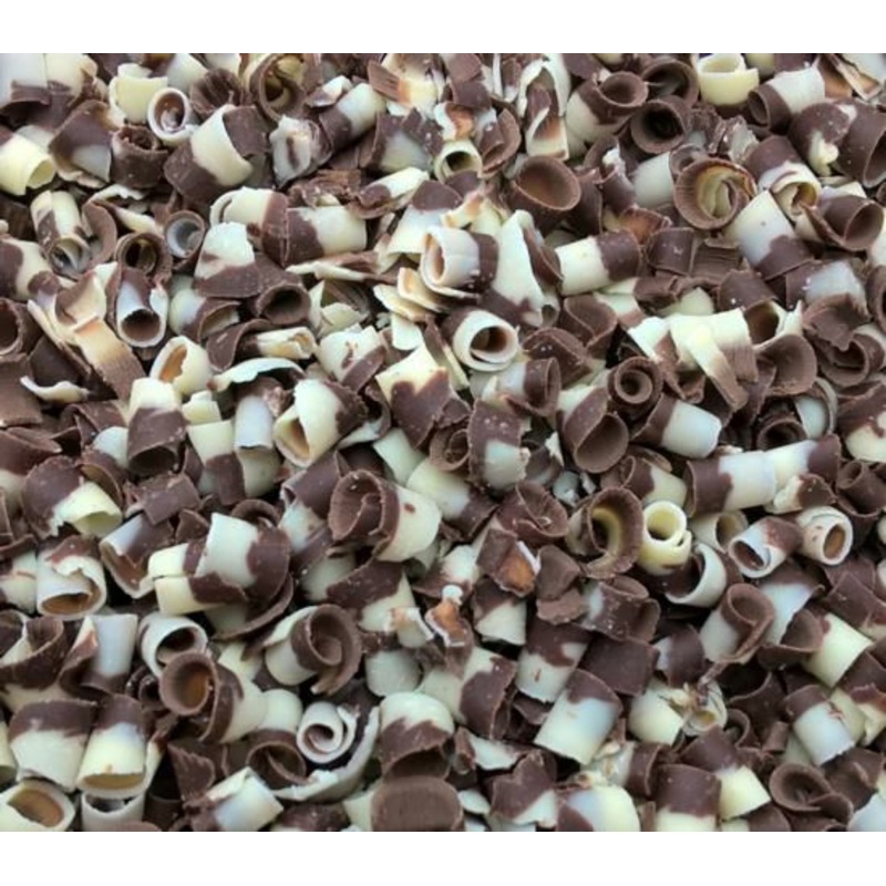 Callebaut Marbled Decor Curls Blossoms