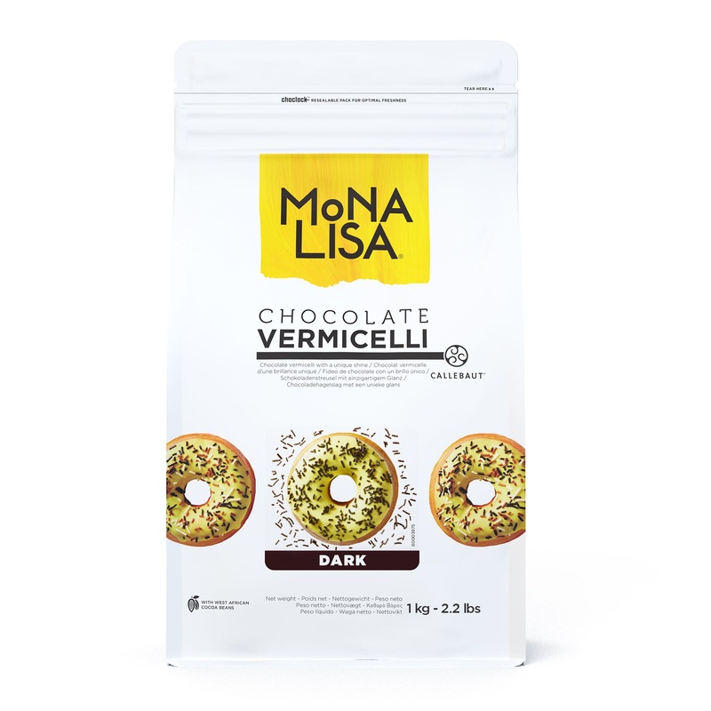 Callebaut Vermicelli Dark Fins - Brigadeiros Sprinkles