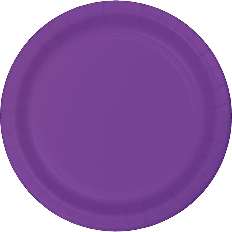 Creative Converting Dessert 7' Plastic Plate 20ct