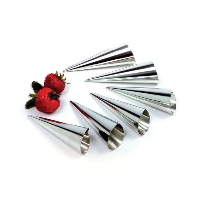 Norpro Stainless Steel Cream Horn Molds Set of 6